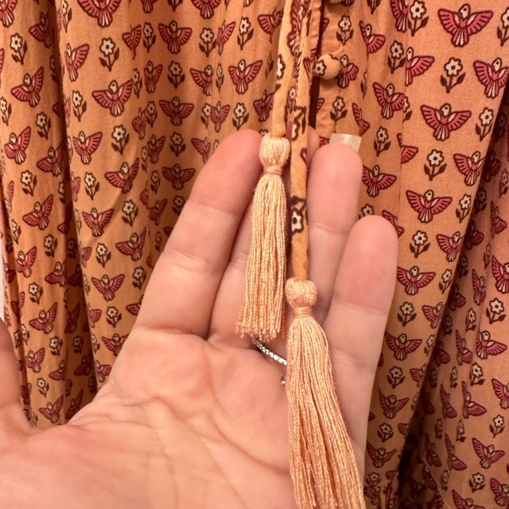 Spell & the Gypsy Collective Sunset Road Maxi Frill Dress Vintage XS - Picture 6 of 8